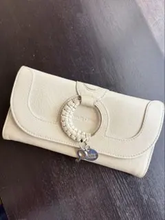 SEE BY CHLOE クリーム色 長財布