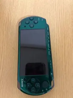 緑色 PSP 本体 スリムデザイン