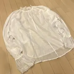 美品 PUAL CE CIN レースブラウス レディース F