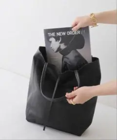 Marlon Firenze ブラック　トートバッグ　A4可能