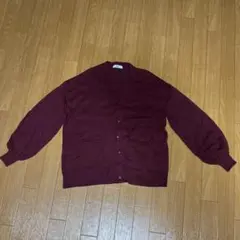 WEGO カーディガン ボルドー Fサイズ