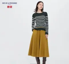 新品⭐️ユニクロ⭐️イネス フレアスカート