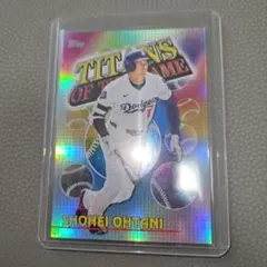 2026 topps 大谷翔平リフラクター インサート