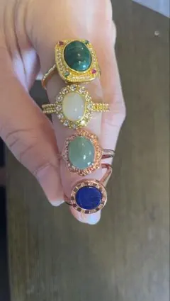 天然石 リング