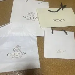 GODIVA ショップ袋 4枚セット