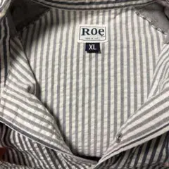 ROE ストライプラグランシャツ XL