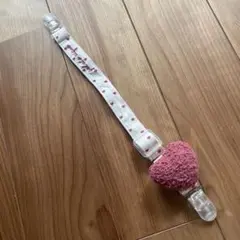 ハート型付きマルチクリップ　ジェラートピケ