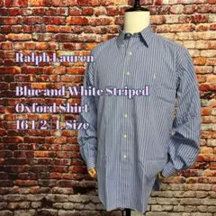 16 1/2-L CLASSIC FIT ストライプ オックスフォードシャツ