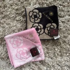 CLATHAS 花柄ハンカチ 2色セット 新品未使用