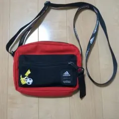 adidas ピカチュウ ショルダーバッグ　赤