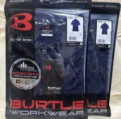 【新品】BURTLE 半袖ポロシャツ 105 ネイビー Lサイズ 2セット