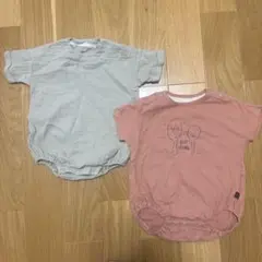 半袖ロンパース2点セット　テータテート　F.Oインターナショナル