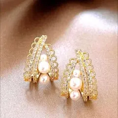 ピアス k18 ゴールド ダイヤモンド アレルギー対応 s925 金18 揺れる