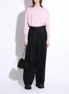 SACRA サクラ EX.FINE MERINO CREW-N TOP