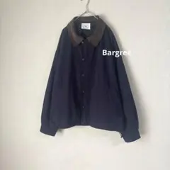 bargiee ブルゾン 春 秋 アウター ジャケット コーデュロイ襟 ネイビー