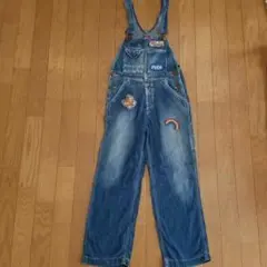 新品　レア ヒスミニ デニム サロペット130