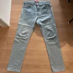 Supreme ストレートデニム ライトブルー SUPREME(シュプリーム) Washed processing straight denim pants