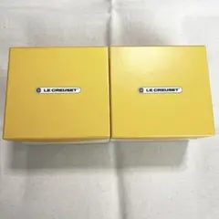 LE CREUSET ハート型 ラムカン ココット2個セット 新品　匿名のサムネイル
