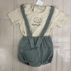 新品未使用タグ付き Tシャツ サロペット セットアップ 100cmのサムネイル