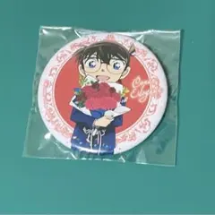 名探偵コナン 江戸川コナン 缶バッジ 花束 ホログラム