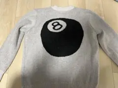 Stussy 八球圖案針織毛衣 XL