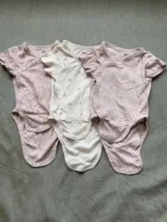 ベビー肌着 3点セット ピンク系 半袖