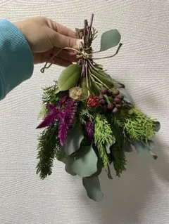 クリスマススワッグ　スワッグ　ユーカリポポラス