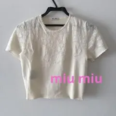 miu miu 半袖ニットトップスのサムネイル