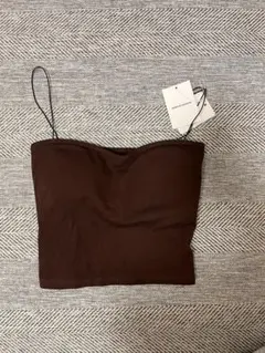 ［タグ付き］natural couture ブラウン　キャミソール