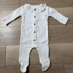 MONBÉBÉ 新生児用ロンパース ホワイト