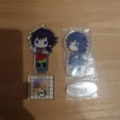 鬼滅の刃 冨岡義勇 一番くじ カフェ アクリルスタンド 2点セット