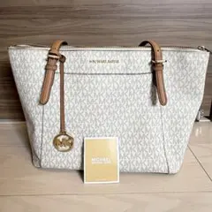 MICHAEL KORS MKロゴ トートバッグ ホワイトのサムネイル