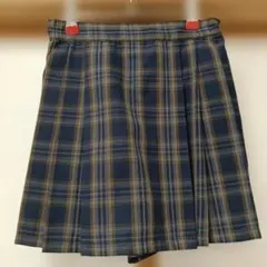 UNIQLO チェック柄 プリーツミニスコート 150