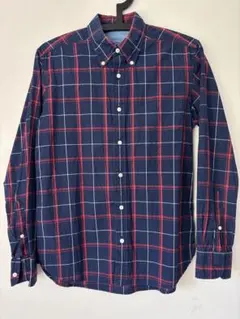 SALEユナイテッドアローズ/ボタンダウン長袖チェックシャツS