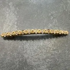 acca ゴールドストーン装飾バレッタ