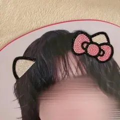デコパーツ♡猫耳ピンク