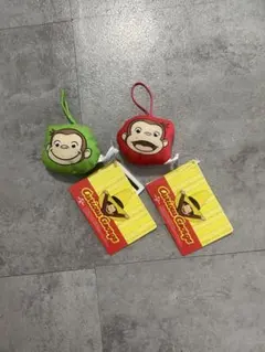 お得！おさるのジョージ マスコット 2種セット