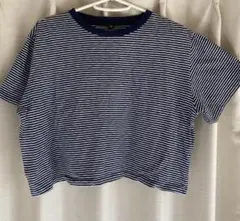 ユニクロ　新品未使用　Tシャツ　ネイビー　半袖