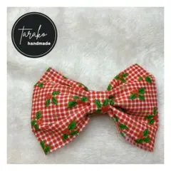 匿名配送✨️リボンバレッタ　赤