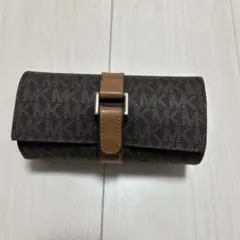 MICHAEL KORS レザーアクセサリーポーチ　筒型