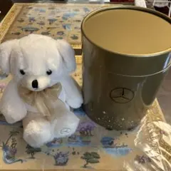 Mercedes-Benz ホワイトクマ ぬいぐるみ缶入り