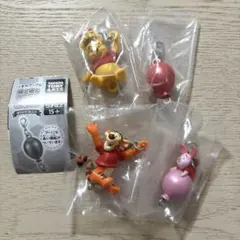 곰돌이 푸 ゆらゆらつなげてマスコット 赤シャツフレンズ 3種セット