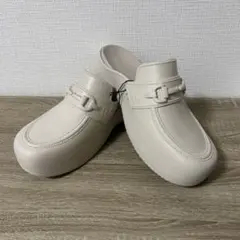 GU【新品】rokh ローファークロッグサンダル　27cm　ナチュラル