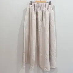 新品タグ付き✨ロングフレアスカート【M】ベージュのサムネイル
