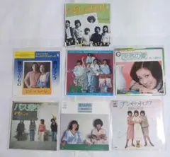【レコードまとめ売り25 】ジャンク扱い　邦楽7枚セット状態いろいろ 昭和レトロ