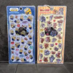 正規品　プチドロップステッカー　ミニオンズ　トムとジェリー　2枚セット