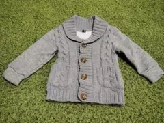 90cm　カーディガン　裏起毛