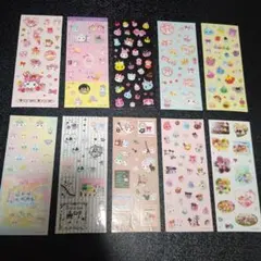 【レア】サン宝石 平成レトロ ほっぺちゃんシール10シートセット