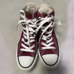 converse ALL STAR バーガンディ ハイカットスニーカー　中古
