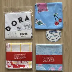 ドラえもん　ハンカチ　ASOKO スリーコインズ　まとめ売り